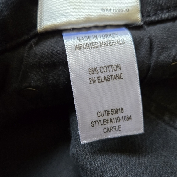 Agolde Carrie Long Length Bermuda Denim Cutoff Shorts In Stunner Size 28 - Picture 9 of 11